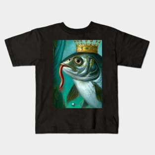 Fish with a Crown Kids T-Shirt